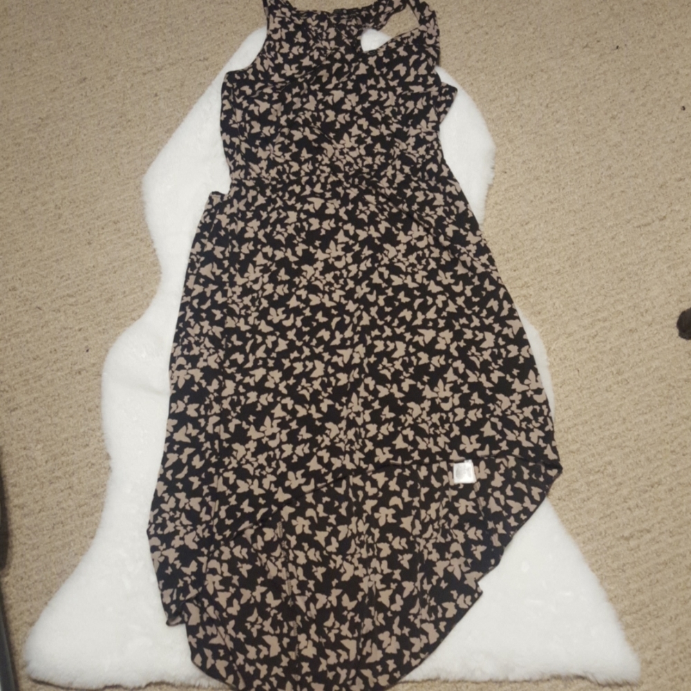 Butterfly pattern dress for girls